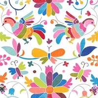 Folklorica IV Framed Print