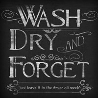 Laundry Snark I Framed Print