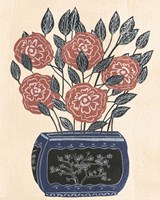 Vase of Flowers II Framed Print