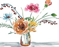 Celebration Bouquet III Framed Print