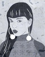 Night Portrait II Framed Print