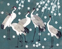 Crane at Night I Fine Art Print