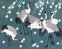 Crane at Night II Fine Art Print