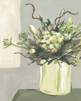 Elegant Floral I Framed Print