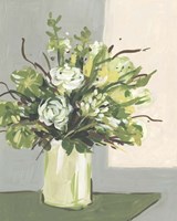 Elegant Floral II Framed Print