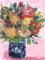 Bouquet in a Vase II Framed Print