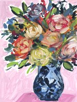 Bouquet in a Vase IV Framed Print