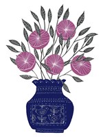 Painted Vase IV Framed Print
