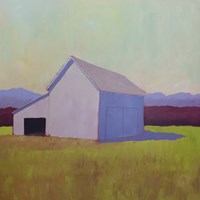 Primary Barns IV Fine Art Print