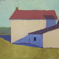 Primary Barns VII Fine Art Print