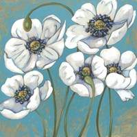 Lakeside Poppies II Fine Art Print