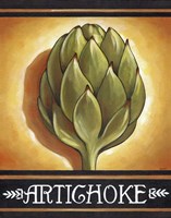 Market Sign Artichoke Fine Art Print