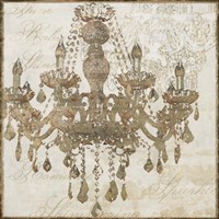 Bronze Chandelier IV Fine Art Print