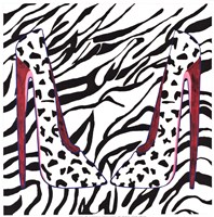 Spots  Stripes by Rita Lerman - 16" x 16"