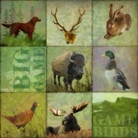 Big Game and Game Birds Fine Art Print