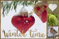 Winter Time Heart Fine Art Print