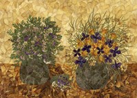 Still Life With Two Vases 2 Fine Art Print