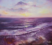 Violet Ocean Fine Art Print