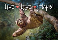 Live Love Hang Fine Art Print