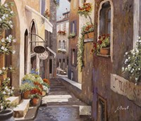 Rue du Bresc a St Paul Fine Art Print
