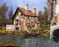 La Casa Sul Fiume Fine Art Print