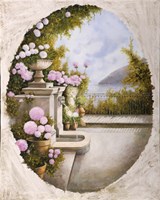 La Fontana Sulla Terrazza Fine Art Print