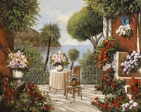 Sedia Terrazza e Sgabello Fine Art Print