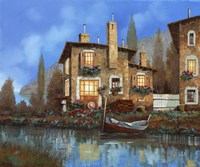 Luci Nel Blu Fine Art Print