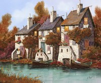 Case Al Crepuscolo Fine Art Print