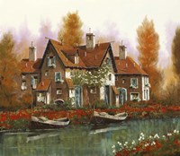 Papaveri Al Torrente Fine Art Print