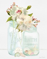Bath Time Mason Jars Fine Art Print