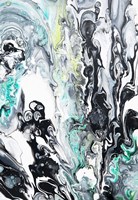 Fluid Acrylic  In Tropical Jungles Fine Art Print