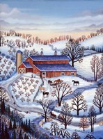Red Barn Fine Art Print