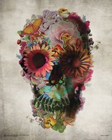 Flower Skull Fine Art Print