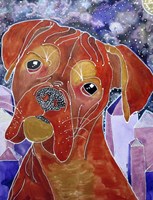 Cosmic Boxer Fine Art Print