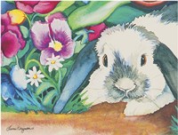 Curious Rabbit Fine Art Print