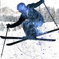 Extreme Skier 03 Fine Art Print