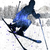 Extreme Skier 05 Fine Art Print