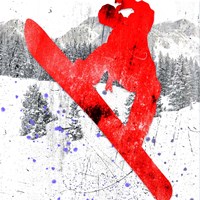 Extreme Snowboarder 05 Fine Art Print