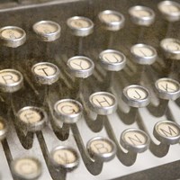 Typewriter 02 Royal keys 1 Fine Art Print