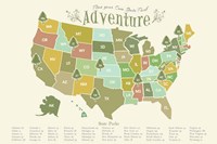 State Park Map Fine Art Print