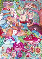 Alice In Wonderland Framed Print