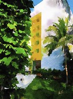 Yellow Hotel Fine Art Print