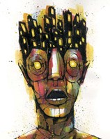 City Never Left Him Fine Art Print