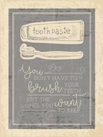 Brush Your Teeth Fine Art Print