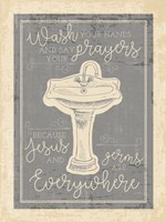 Wash Your Hands Fine Art Print