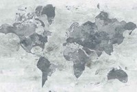 Golden World Gray Fine Art Print