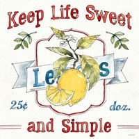 Fruit Stand II Framed Print