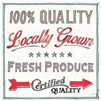 Farm Signs VI Framed Print