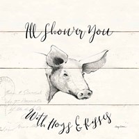 Life at Home VII Shiplap Framed Print